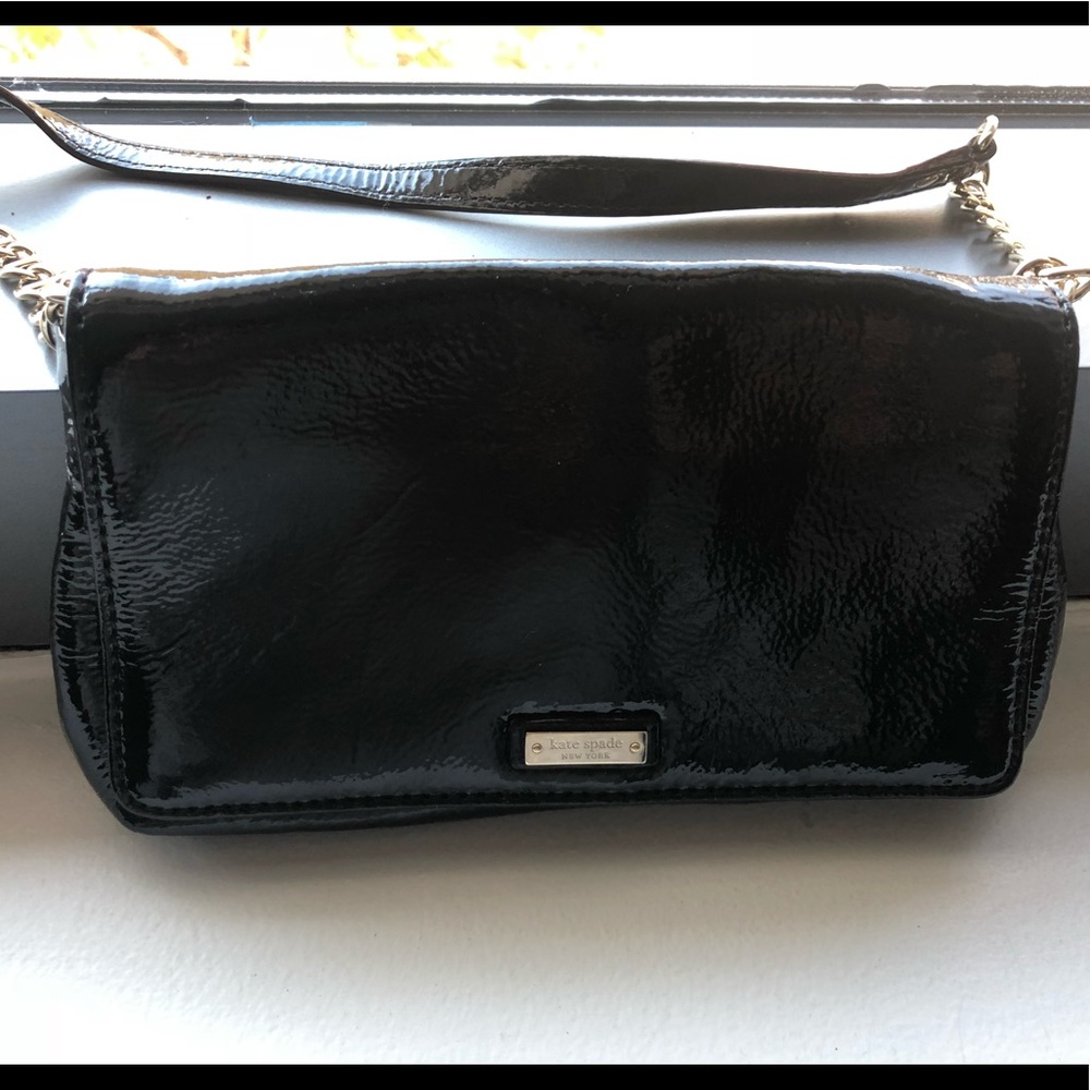 Kate Spade patent leather wallet clutch